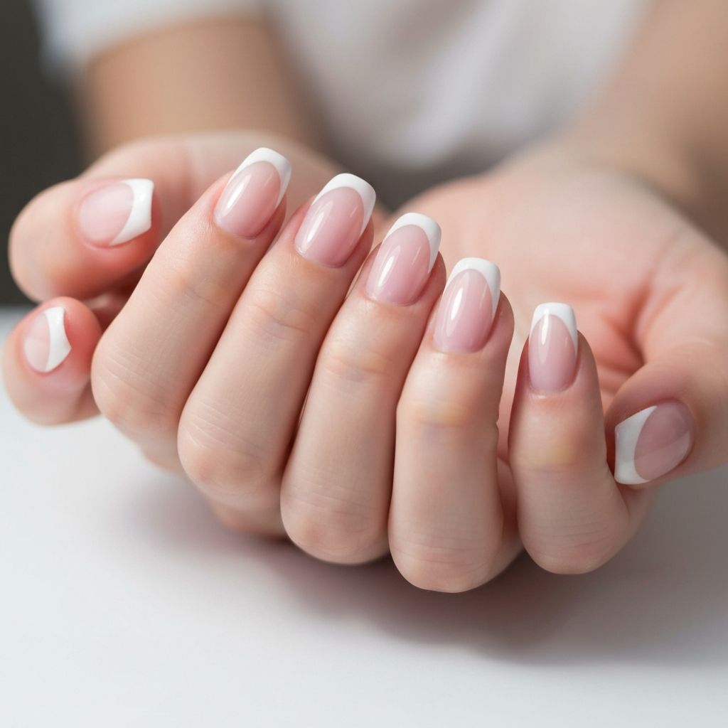 French tip manicure