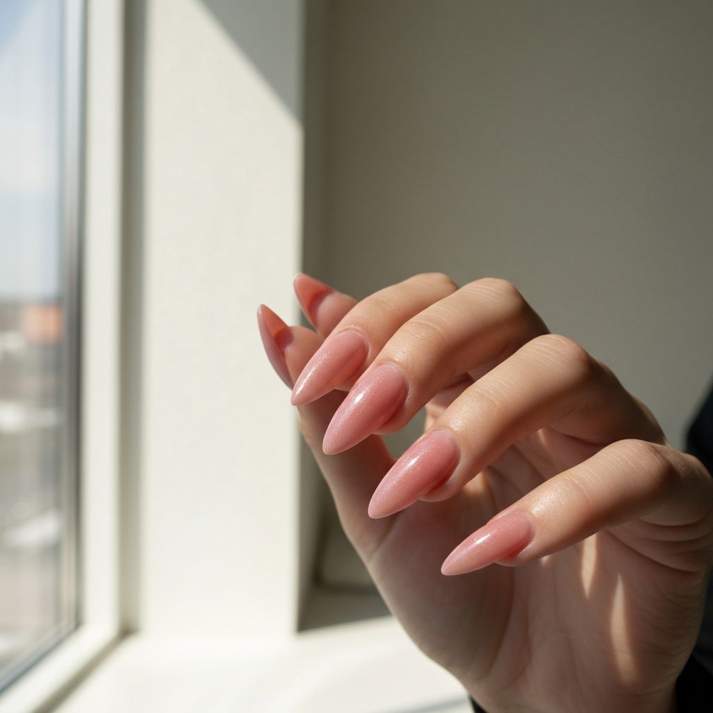 Gel nail extensions