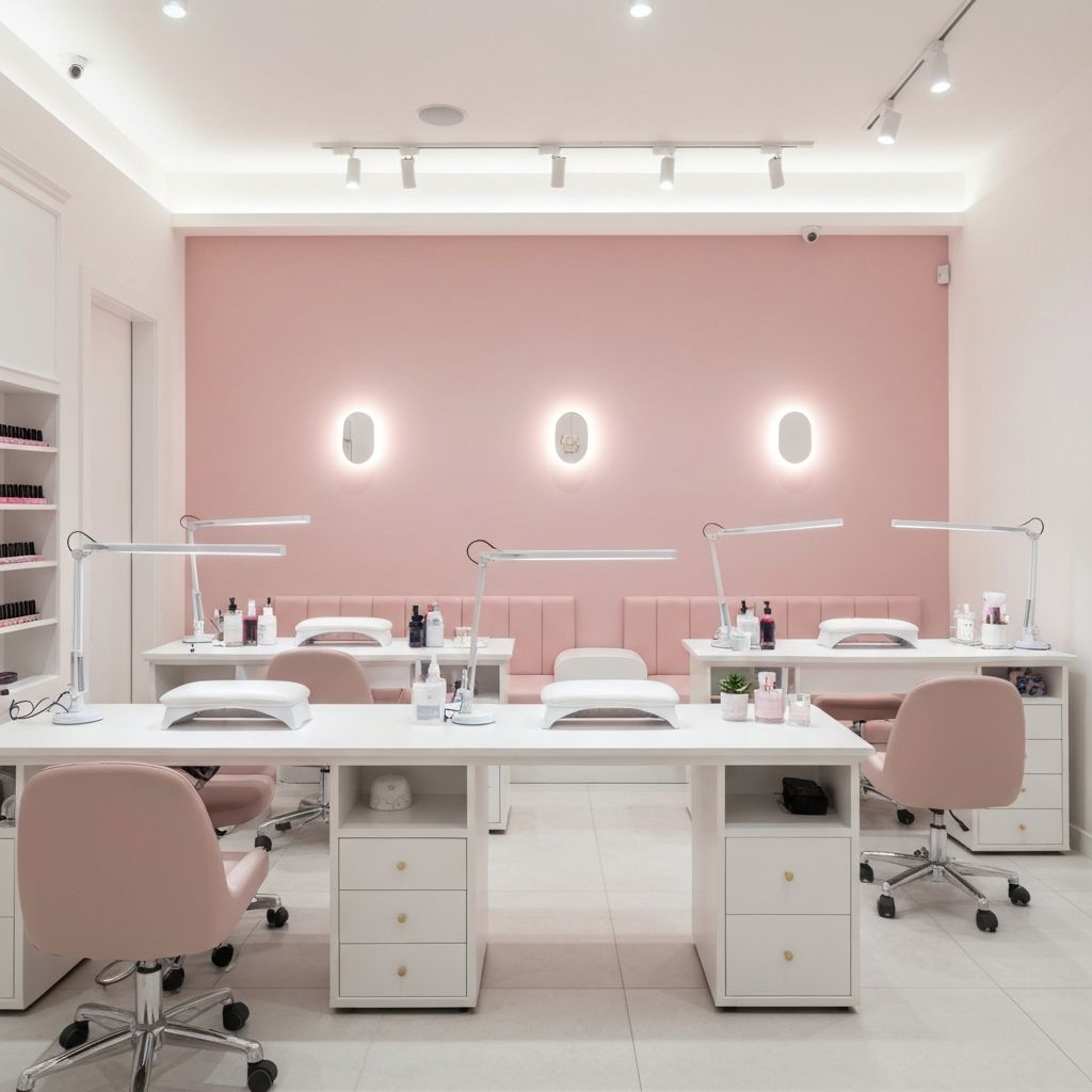 Nail salon interior