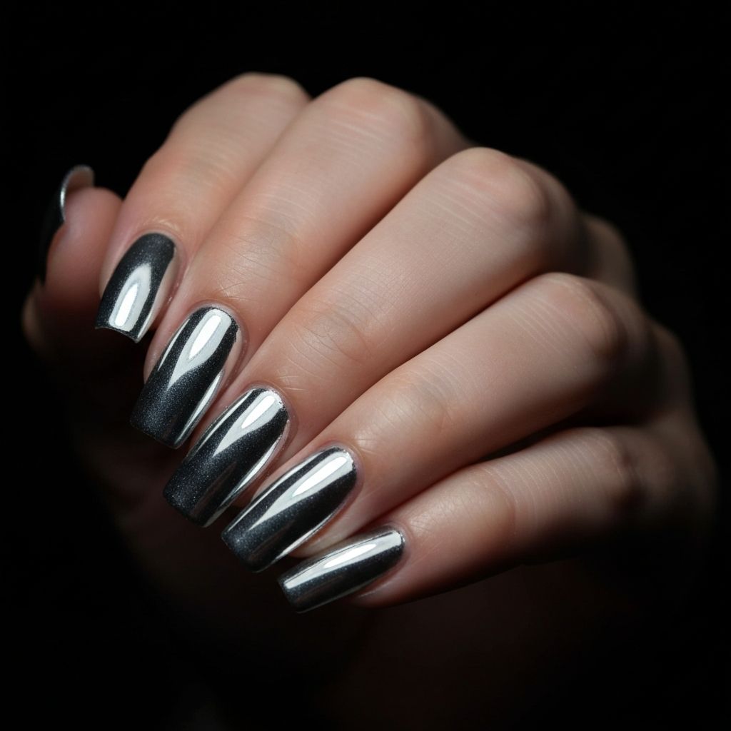 Chrome nail art